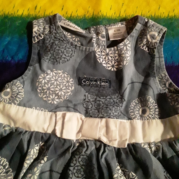 Calvin Klein Baby Girl 6-9 Months Casu/Form Dress - Picture 13 of 14